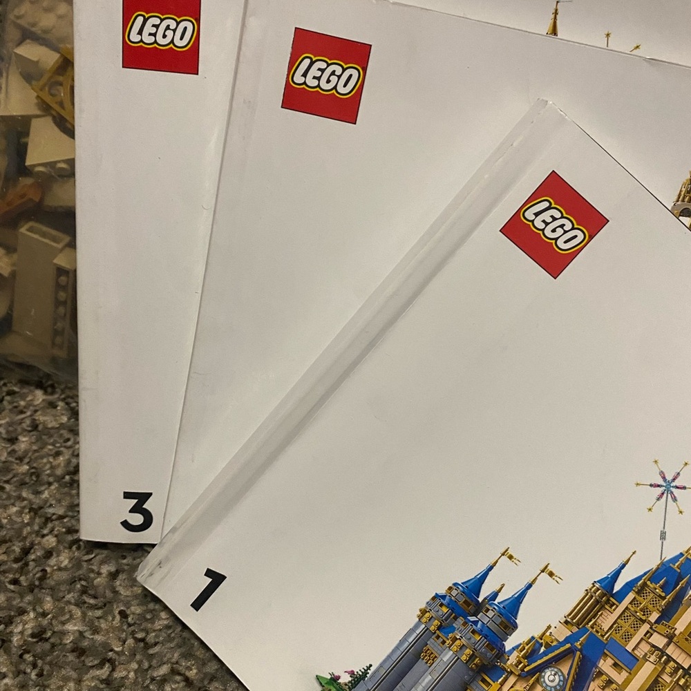 LEGO Disney Castle Building Set with Blue and Gold Accents - Picture 3 of 5